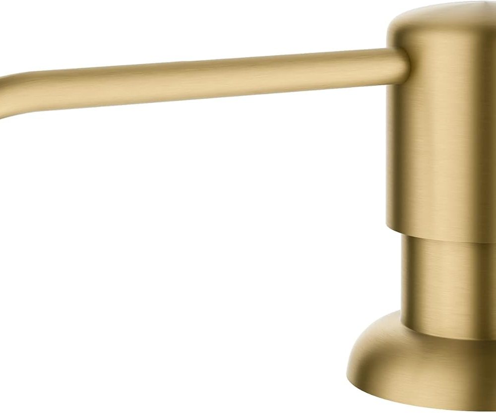 KRAUS Boden Kitchen Soap and Lotion Dispenser in Brushed Brass, KSD-53BB