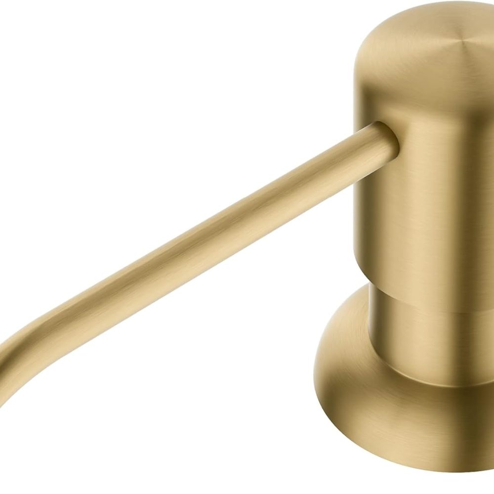 KRAUS Boden Kitchen Soap and Lotion Dispenser in Brushed Brass, KSD-53BB - Image 4