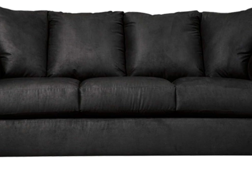 Signature Design by Ashley Darcy Classic Contemporary Sofa, Black
